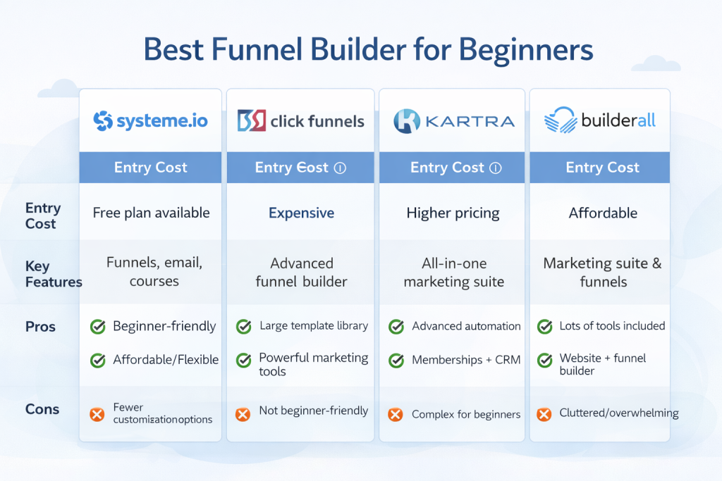 Best Funnel Builders for Beginners image
